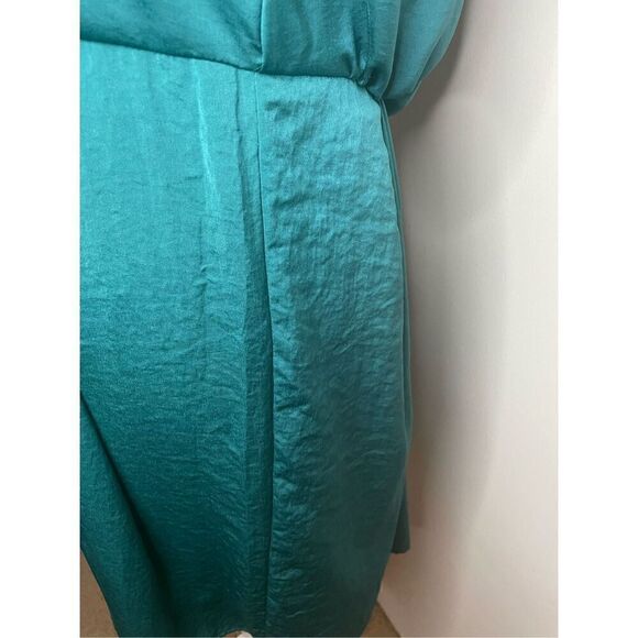 NWT Rebecca Taylor Halter Teal Green Cocktail Mini Dress Size 6 Dinner Datenight - Picture 13 of 14